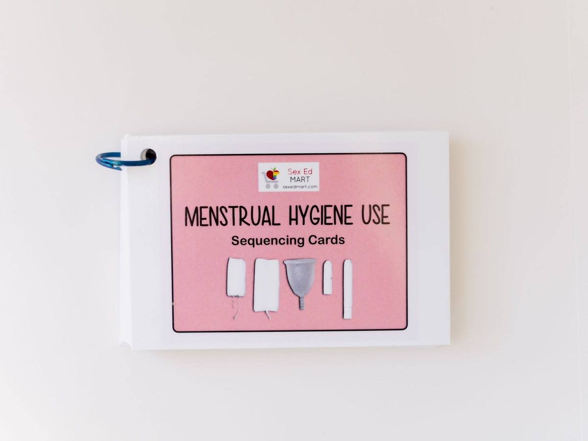 Menstrual Hygiene Use, Sequencing Cards