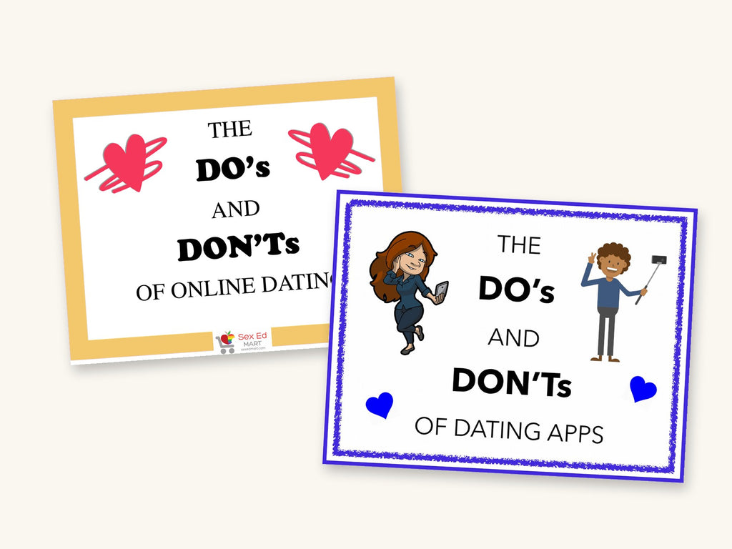 Do's and Don'ts of Online Dating + Dating Apps, Card Set Bundle