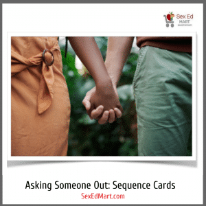 asking someone out Real People Sequence cards